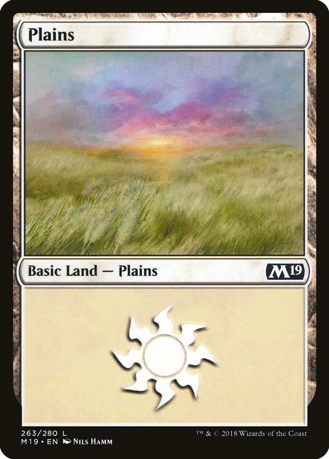 Plains (263) [Core Set 2019] | Yard's Games Ltd