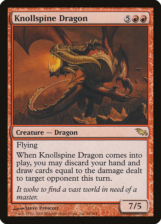 Knollspine Dragon [Shadowmoor] | Yard's Games Ltd