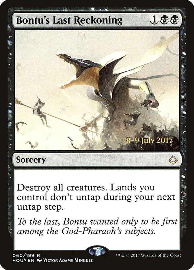 Bontu's Last Reckoning [Hour of Devastation Prerelease Promos] | Yard's Games Ltd