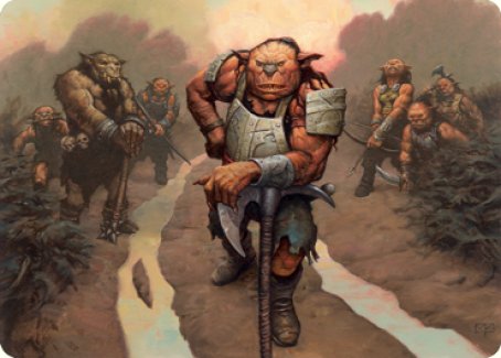 Hobgoblin Bandit Lord Art Card [Dungeons & Dragons: Adventures in the Forgotten Realms Art Series] | Yard's Games Ltd