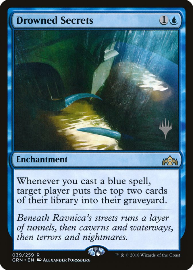 Drowned Secrets (Promo Pack) [Guilds of Ravnica Promos] | Yard's Games Ltd