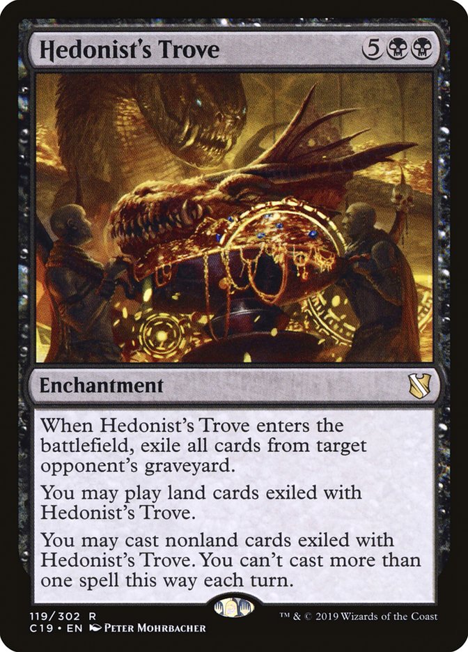 Hedonist's Trove [Commander 2019] | Yard's Games Ltd