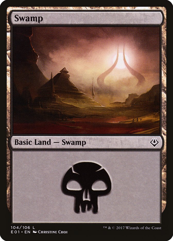 Swamp (104) [Archenemy: Nicol Bolas] | Yard's Games Ltd