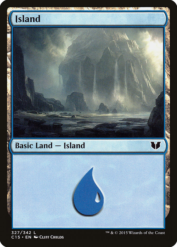 Island (327) [Commander 2015] | Yard's Games Ltd