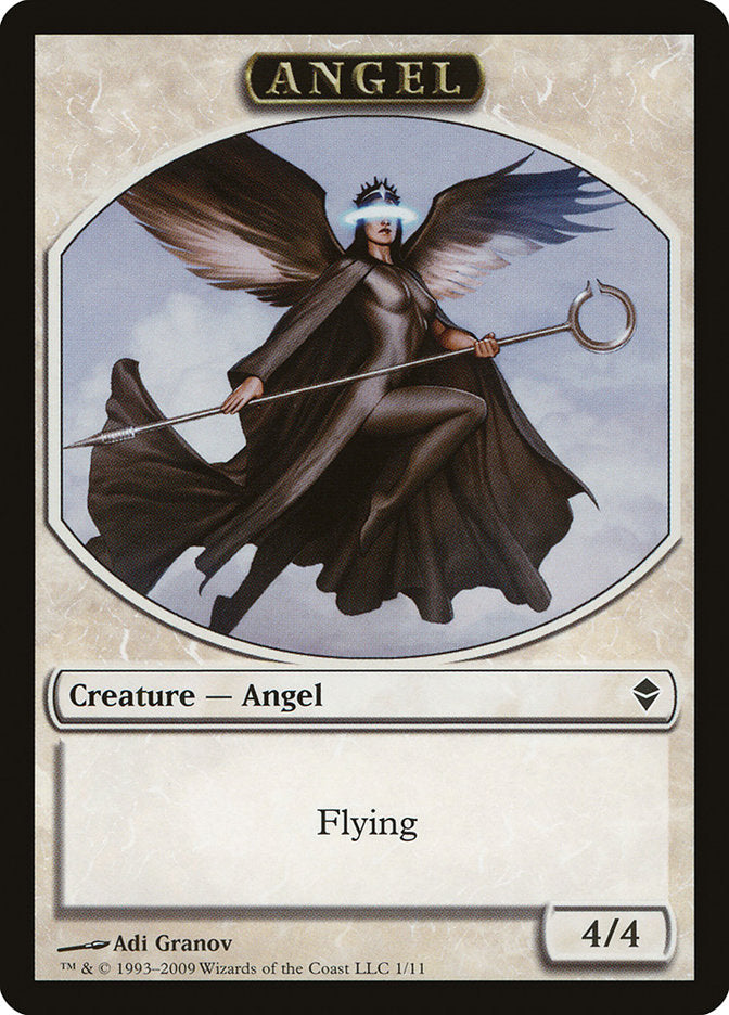 Angel Token [Zendikar Tokens] | Yard's Games Ltd