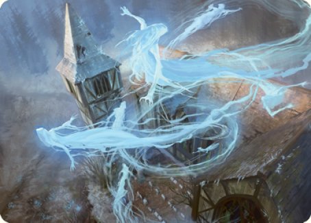 Hallowed Haunting Art Card [Innistrad: Crimson Vow Art Series] | Yard's Games Ltd