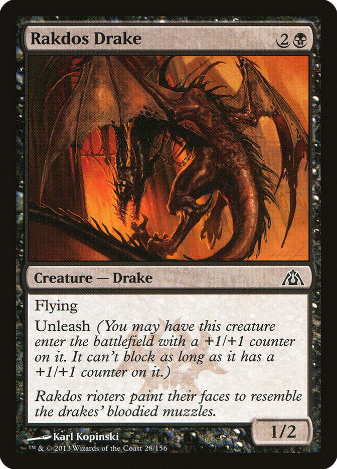 Rakdos Drake [Dragon's Maze] | Yard's Games Ltd