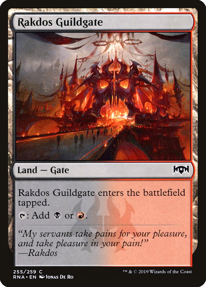 Rakdos Guildgate (255/259) [Ravnica Allegiance] | Yard's Games Ltd