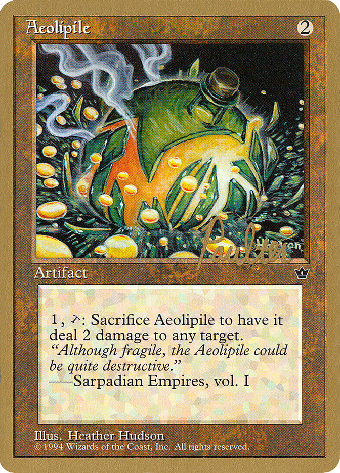 Aeolipile (Preston Poulter) [Pro Tour Collector Set] | Yard's Games Ltd