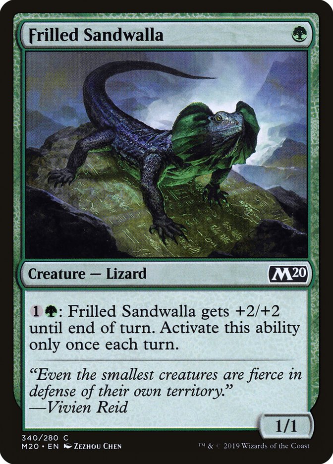 Frilled Sandwalla [Core Set 2020] | Yard's Games Ltd