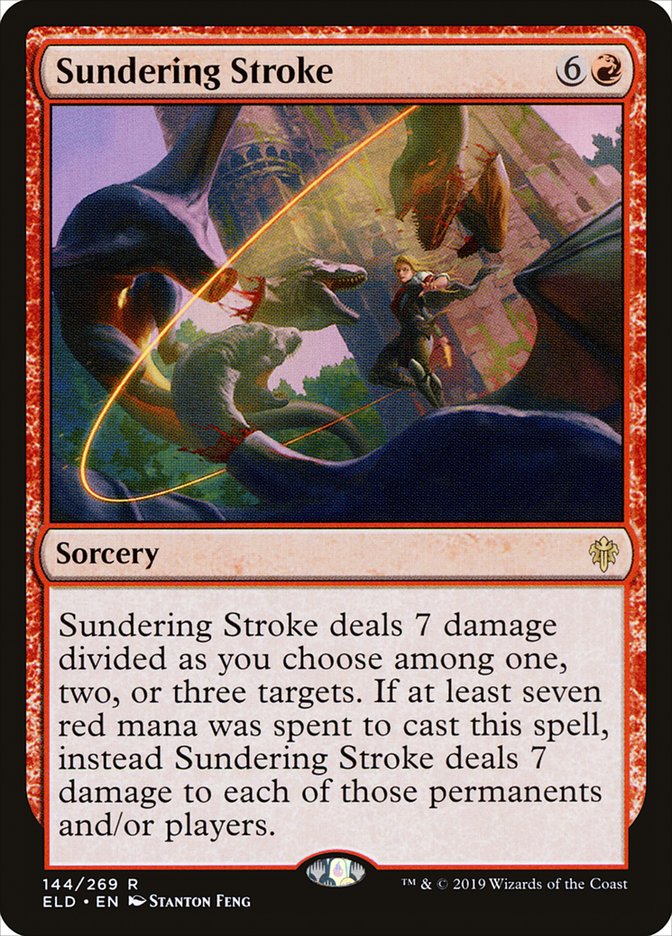 Sundering Stroke [Throne of Eldraine] | Yard's Games Ltd