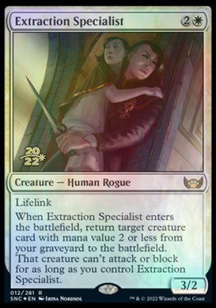 Extraction Specialist [Streets of New Capenna Prerelease Promos] | Yard's Games Ltd