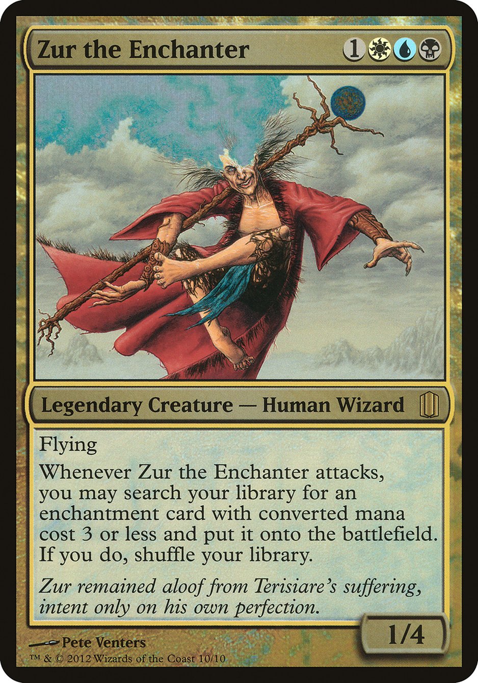 Zur the Enchanter (Oversized) [Commander's Arsenal Oversized] | Yard's Games Ltd