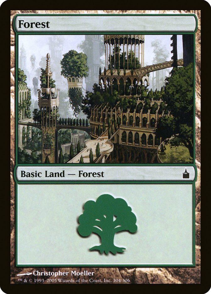 Forest (304) [Ravnica: City of Guilds] | Yard's Games Ltd