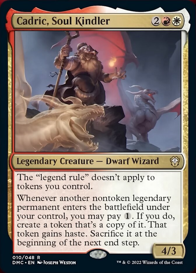 Cadric, Soul Kindler [Dominaria United Commander] | Yard's Games Ltd