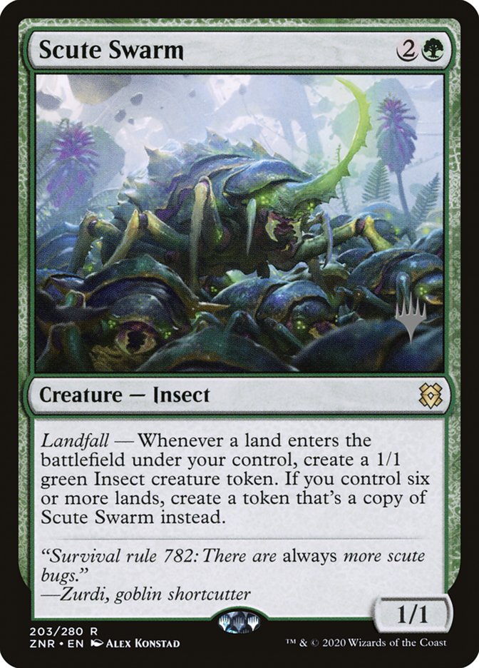 Scute Swarm (Promo Pack) [Zendikar Rising Promos] | Yard's Games Ltd