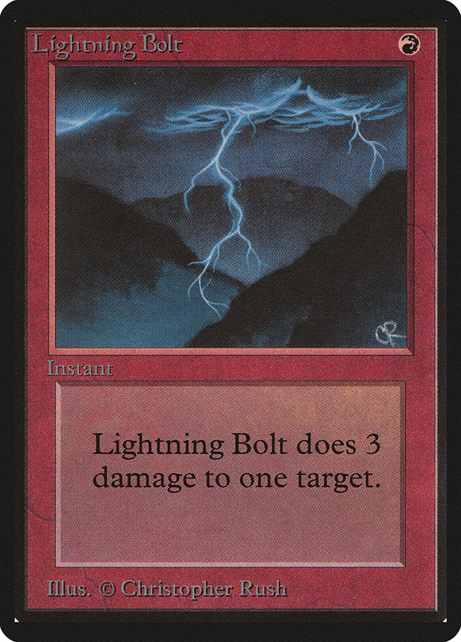 Lightning Bolt [Beta Edition] | Yard's Games Ltd