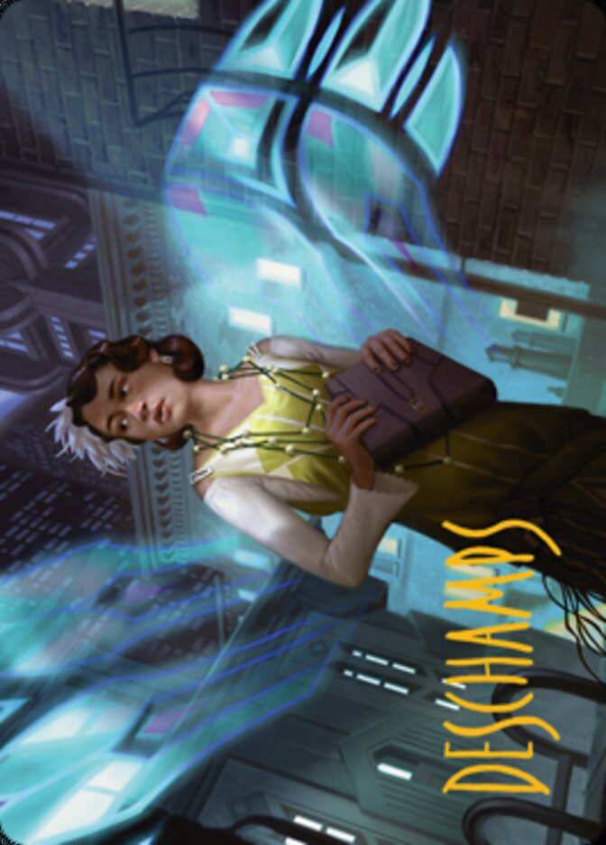 Giada, Font of Hope 1 Art Card (Gold-Stamped Signature) [Streets of New Capenna Art Series] | Yard's Games Ltd