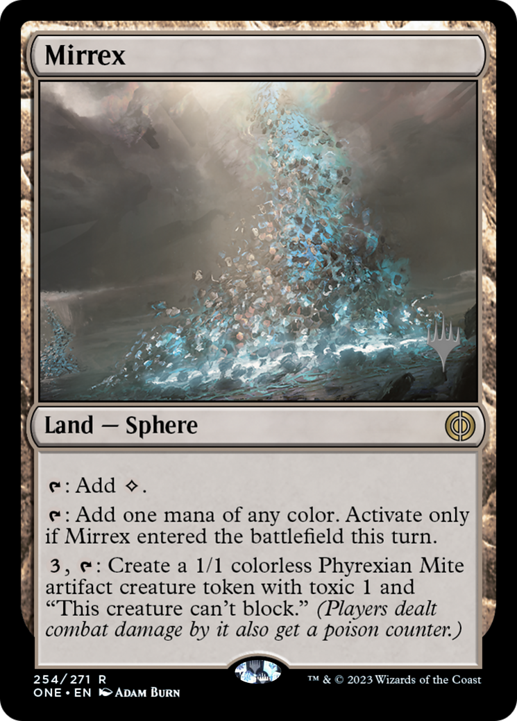 Mirrex (Promo Pack) [Phyrexia: All Will Be One Promos] | Yard's Games Ltd