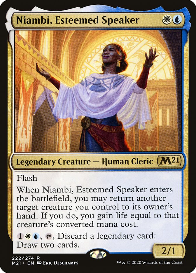 Niambi, Esteemed Speaker [Core Set 2021] | Yard's Games Ltd