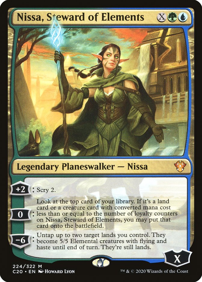 Nissa, Steward of Elements [Commander 2020] | Yard's Games Ltd
