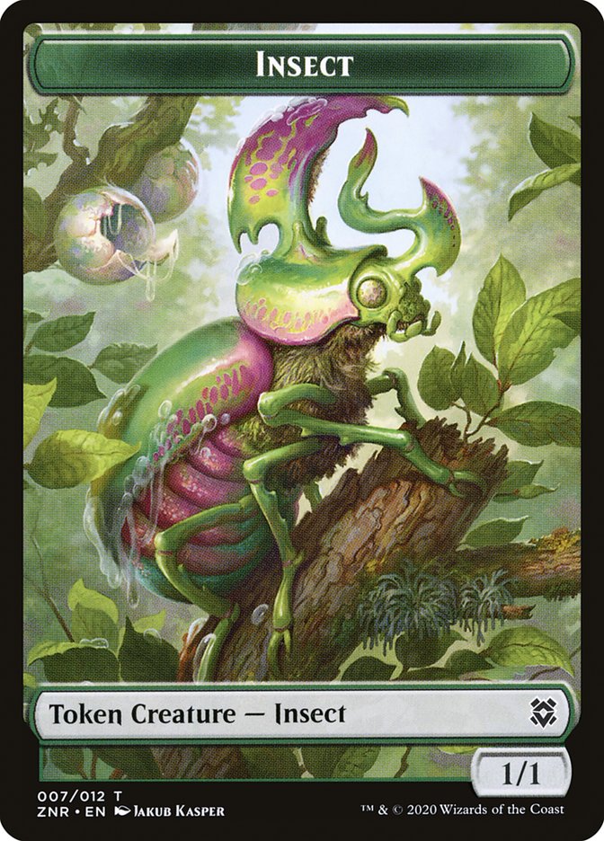 Insect Token [Zendikar Rising Tokens] | Yard's Games Ltd