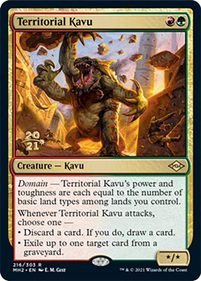 Territorial Kavu [Modern Horizons 2 Prerelease Promos] | Yard's Games Ltd