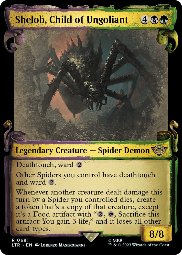 Shelob, Child of Ungoliant [The Lord of the Rings: Tales of Middle-Earth Showcase Scrolls] | Yard's Games Ltd