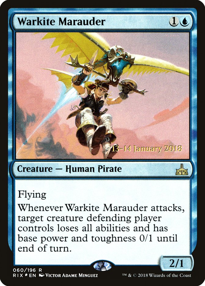 Warkite Marauder [Rivals of Ixalan Prerelease Promos] | Yard's Games Ltd