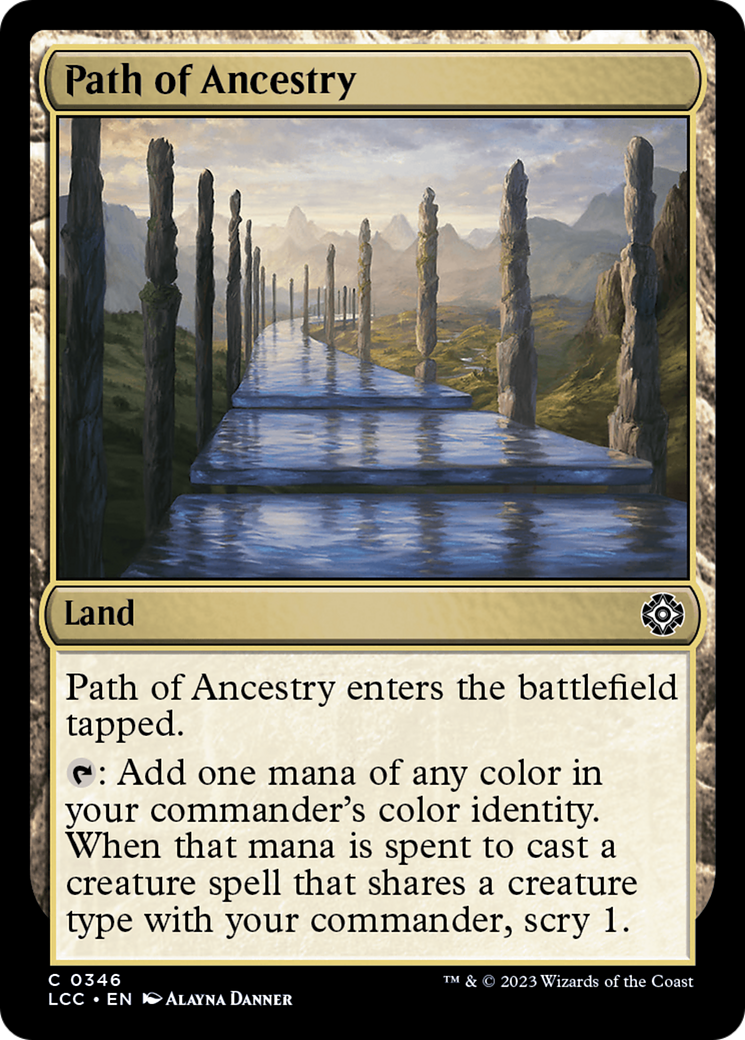 Path of Ancestry [The Lost Caverns of Ixalan Commander] | Yard's Games Ltd