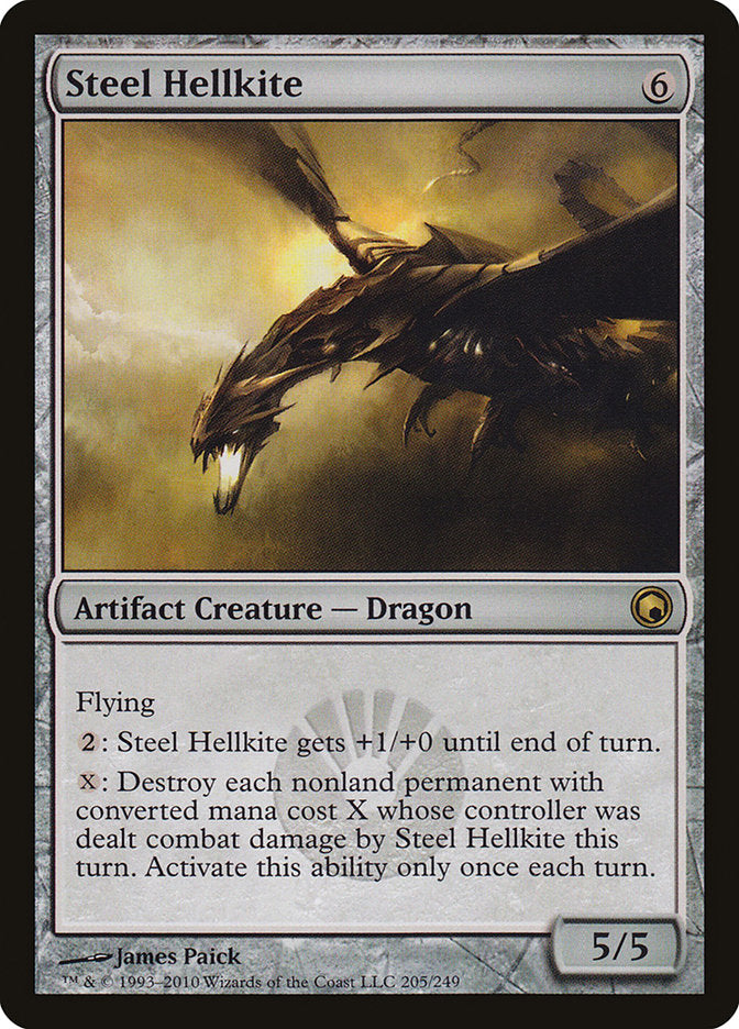 Steel Hellkite [Scars of Mirrodin] | Yard's Games Ltd