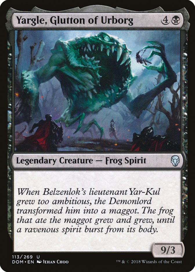 Yargle, Glutton of Urborg [Dominaria] | Yard's Games Ltd