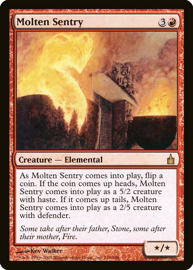 Molten Sentry [Ravnica: City of Guilds] | Yard's Games Ltd