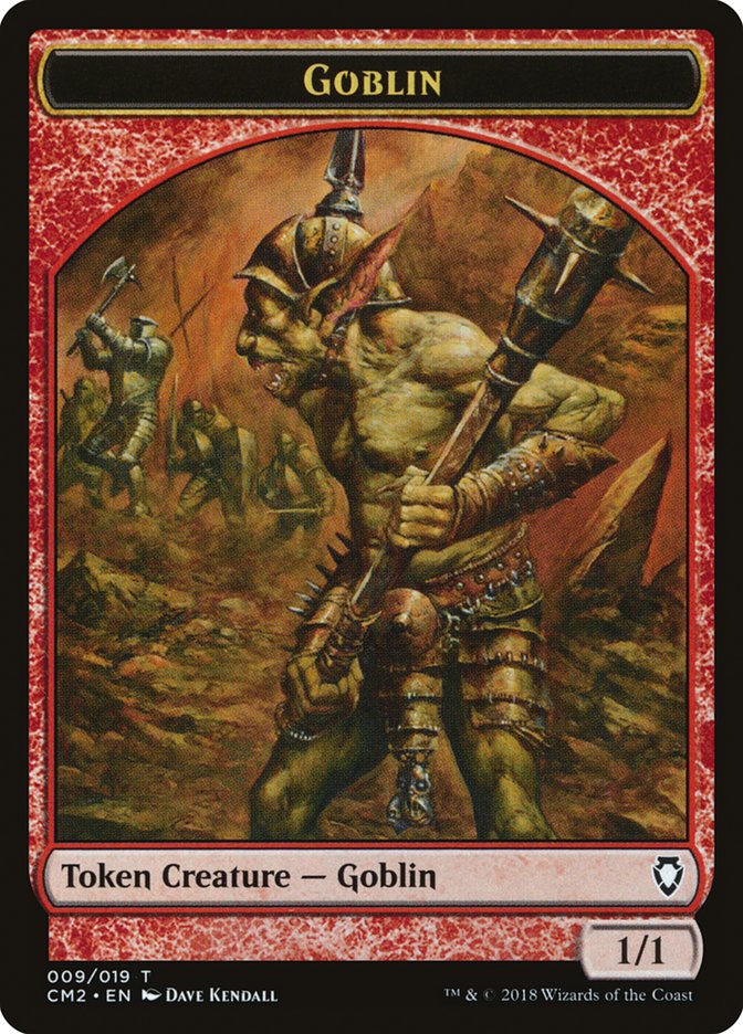 Goblin Token [Commander Anthology Volume II Tokens] | Yard's Games Ltd