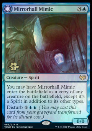 Mirrorhall Mimic // Ghastly Mimicry [Innistrad: Crimson Vow Prerelease Promos] | Yard's Games Ltd