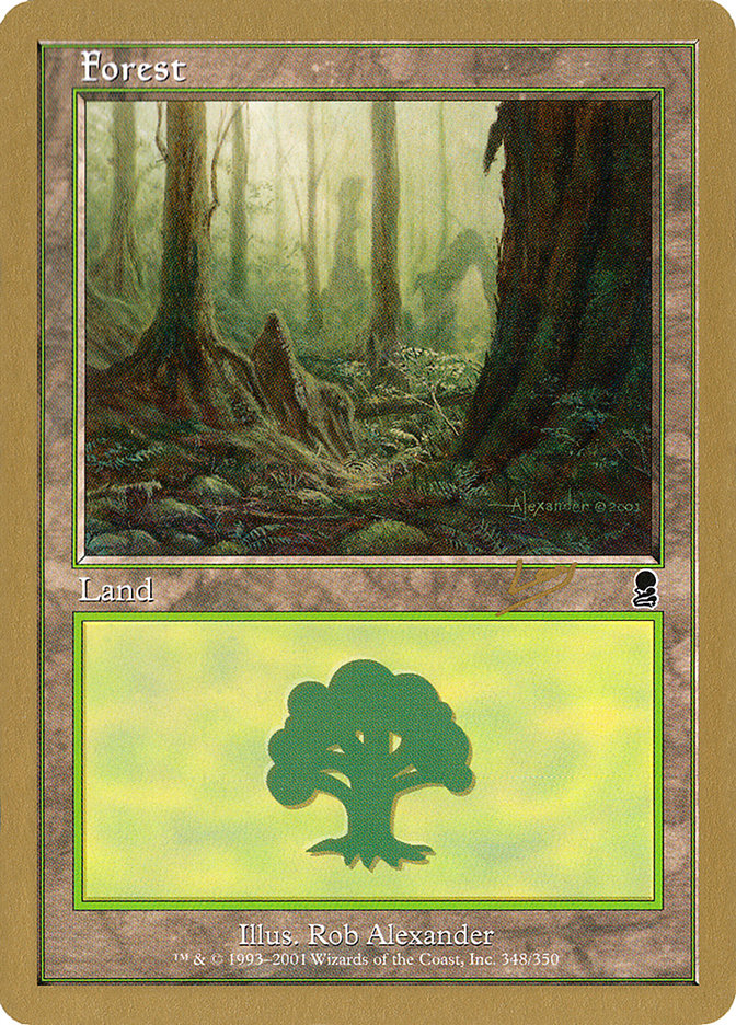 Forest (rl348) (Raphael Levy) [World Championship Decks 2002] | Yard's Games Ltd