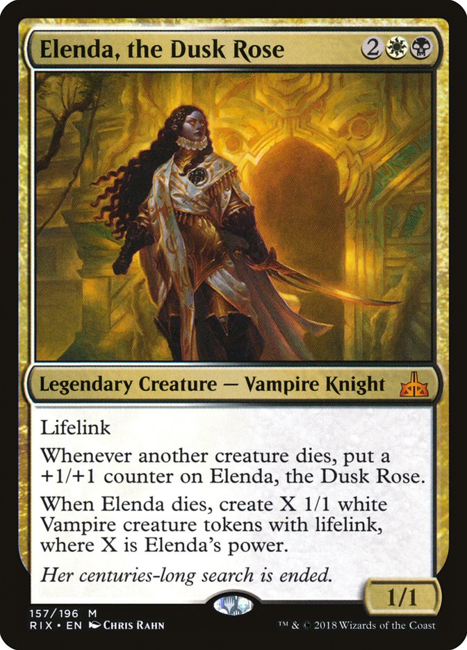 Elenda, the Dusk Rose [Rivals of Ixalan] | Yard's Games Ltd