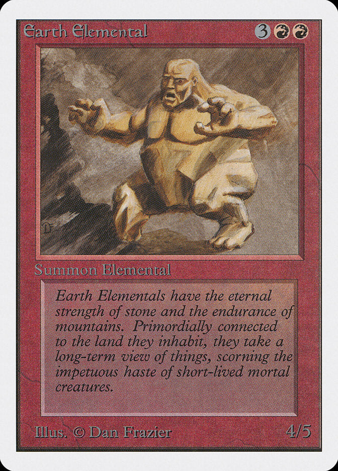 Earth Elemental [Unlimited Edition] | Yard's Games Ltd