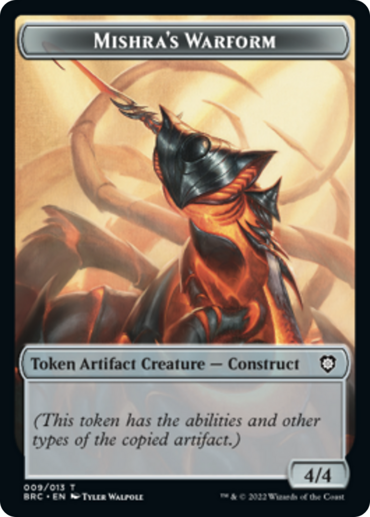 Mishra's Warform // Inkling Double-Sided Token [The Brothers' War Commander Tokens] | Yard's Games Ltd