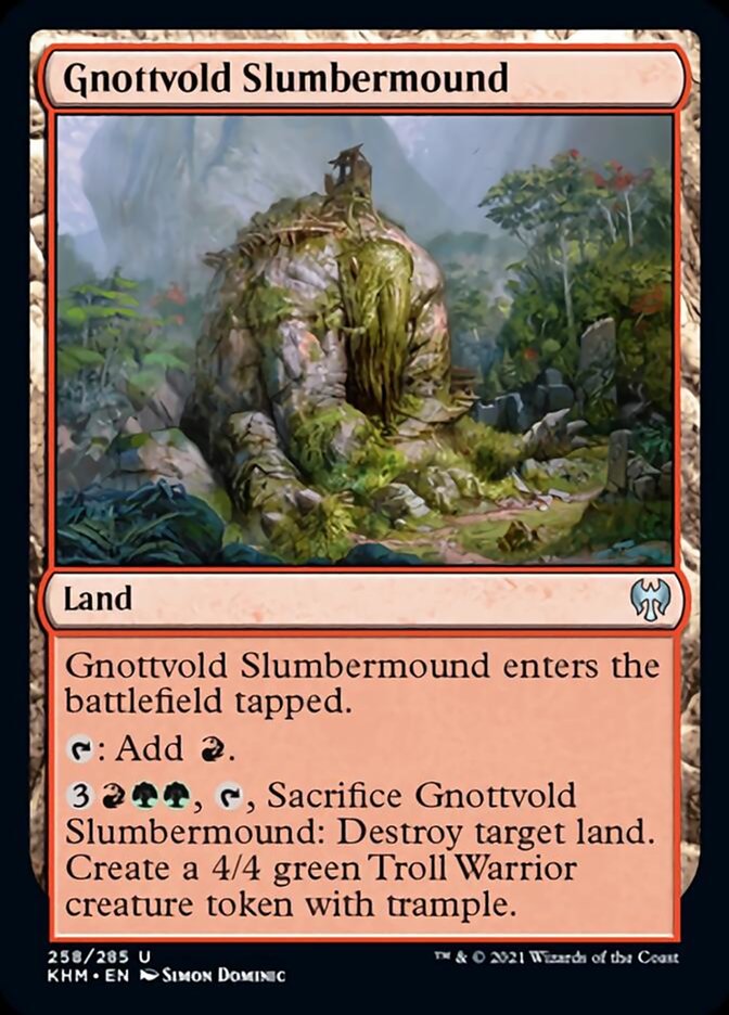 Gnottvold Slumbermound [Kaldheim] | Yard's Games Ltd