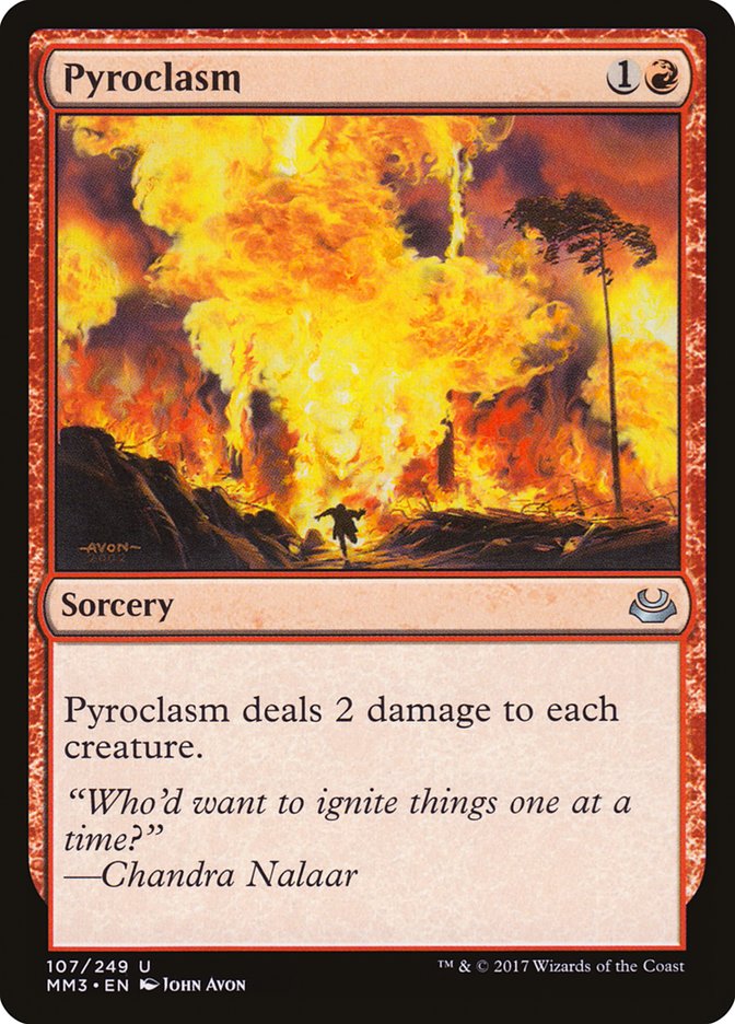 Pyroclasm [Modern Masters 2017] | Yard's Games Ltd