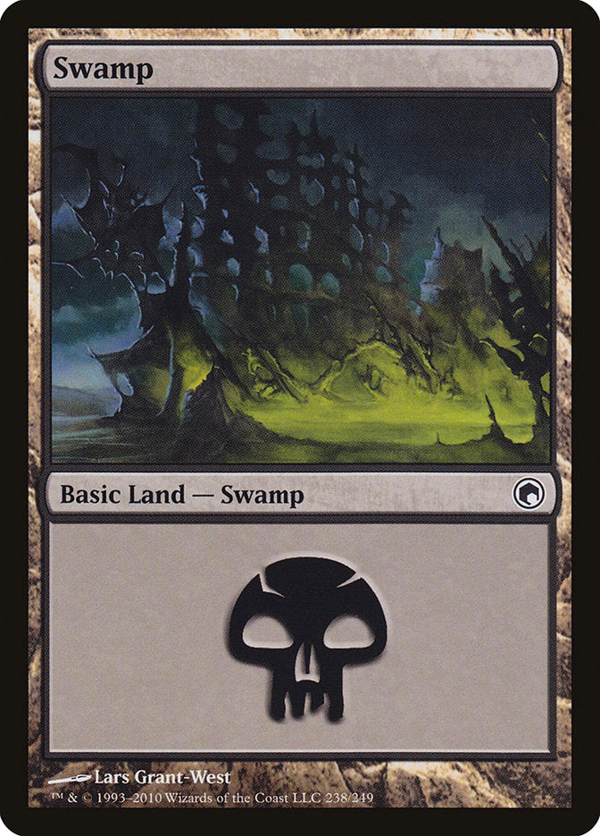 Swamp (238) [Scars of Mirrodin] | Yard's Games Ltd