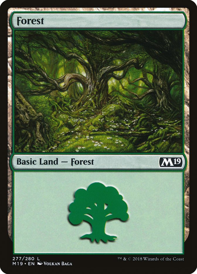 Forest (277) [Core Set 2019] | Yard's Games Ltd