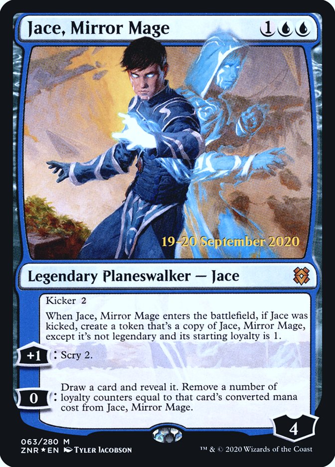 Jace, Mirror Mage [Zendikar Rising Prerelease Promos] | Yard's Games Ltd