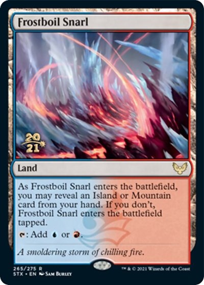 Frostboil Snarl [Strixhaven: School of Mages Prerelease Promos] | Yard's Games Ltd