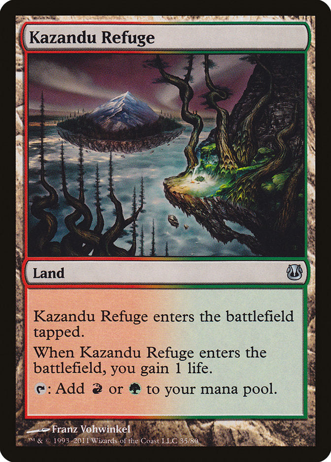 Kazandu Refuge [Duel Decks: Ajani vs. Nicol Bolas] | Yard's Games Ltd