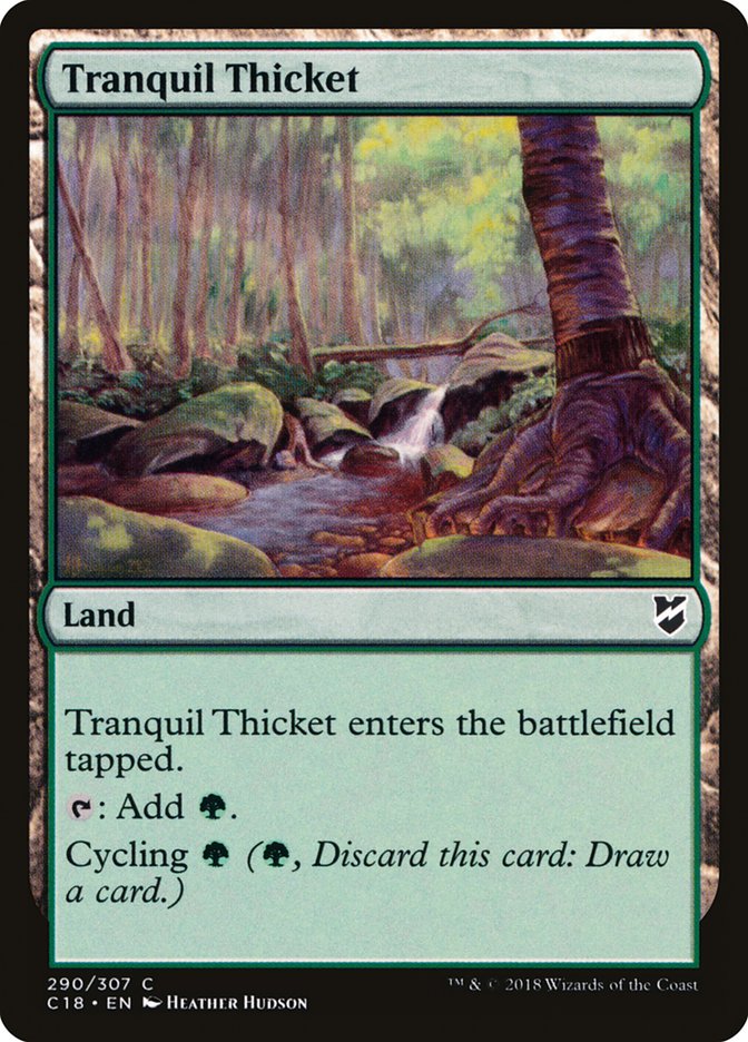 Tranquil Thicket [Commander 2018] | Yard's Games Ltd