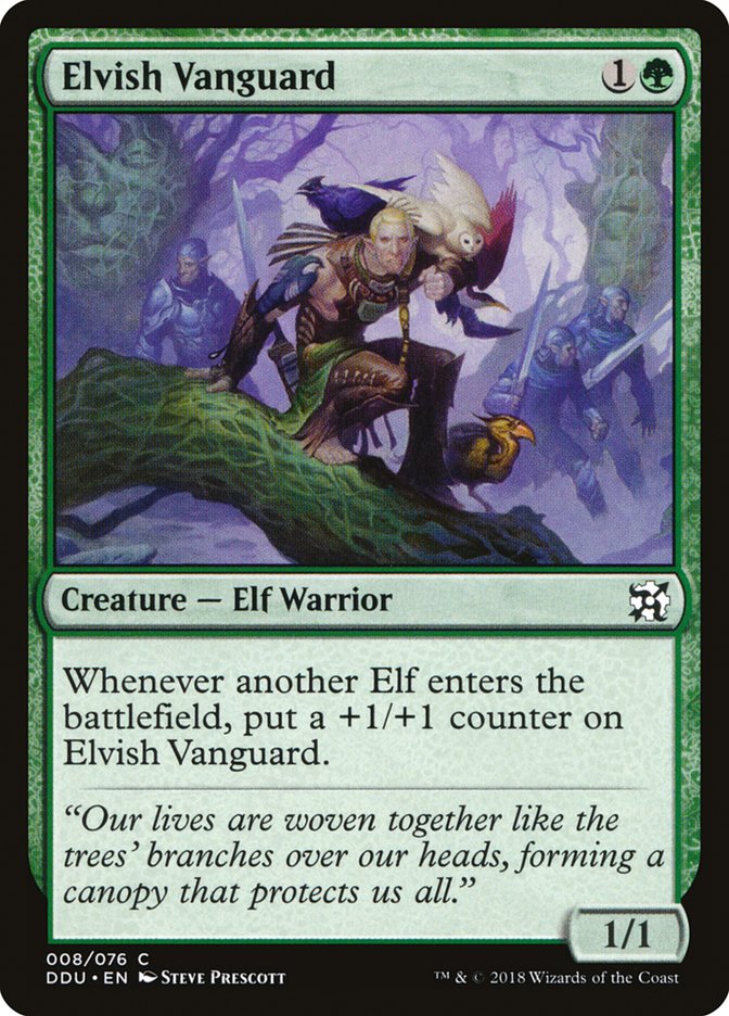 Elvish Vanguard [Duel Decks: Elves vs. Inventors] | Yard's Games Ltd