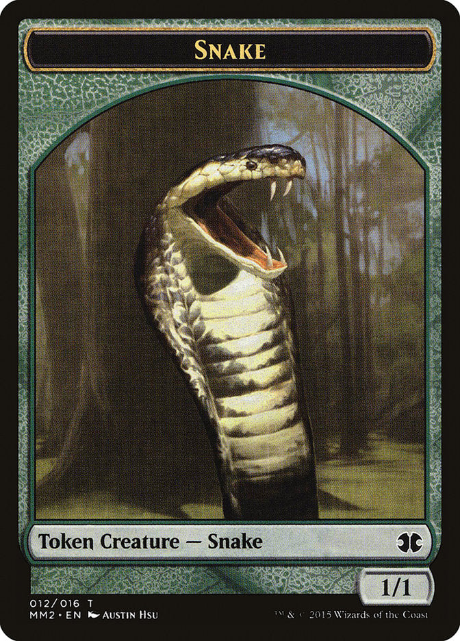 Snake Token [Modern Masters 2015 Tokens] | Yard's Games Ltd