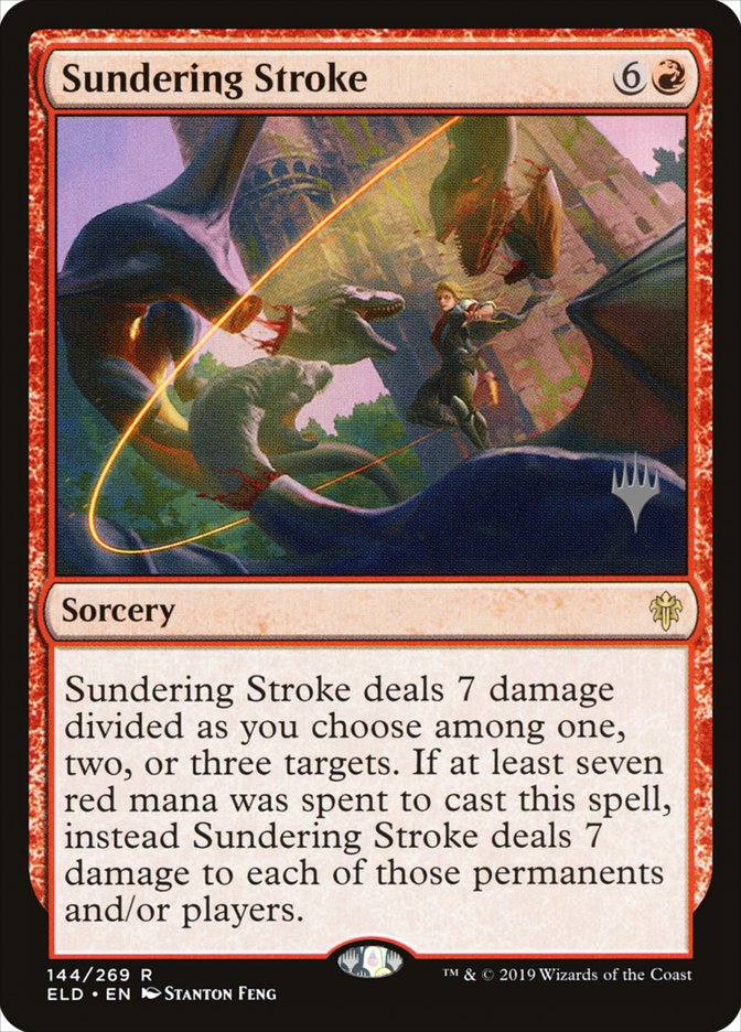 Sundering Stroke (Promo Pack) [Throne of Eldraine Promos] | Yard's Games Ltd